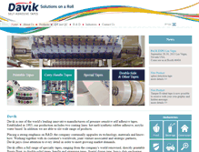 Tablet Screenshot of daviktapes.com